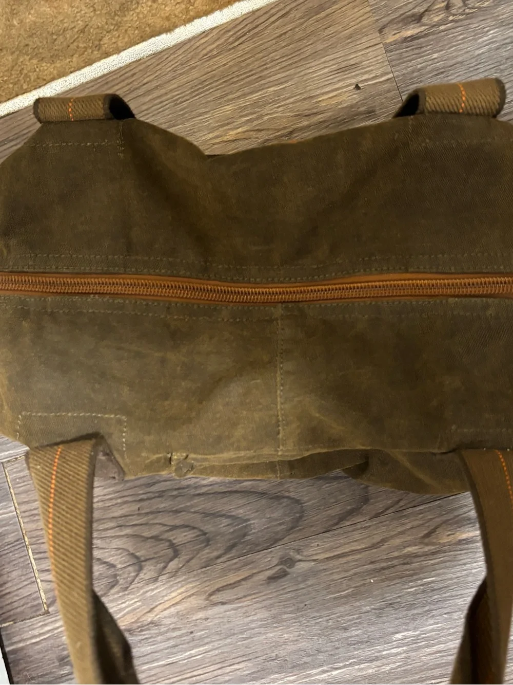 Bed Stu Vic Duffel Bag Canvas Military Utility Rugged Travel Carry On XL Unisex